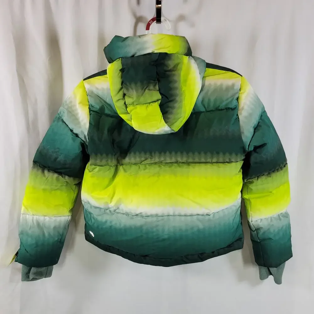 All In Motion Kids Multi-color Cold Weather Puffer Jacket, Sz S (6/7), NWT